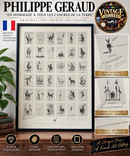 Philippe geraud signiert esel - philippe,