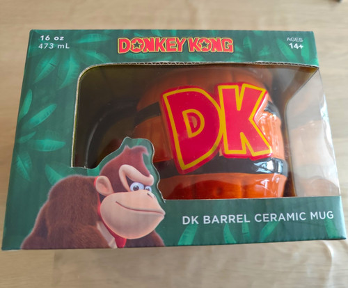 Donkey kong barrel keramik - dk,