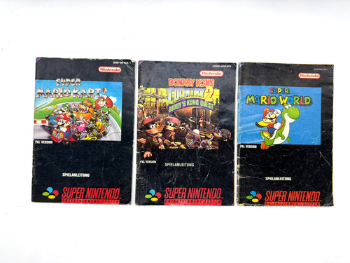 Super nintendo anleitungen - nintendo,
